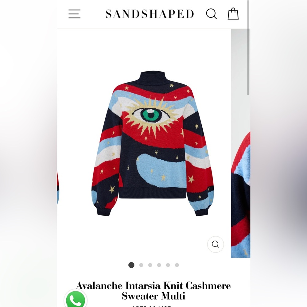 SandShaped Cashmere Sweater XS/S